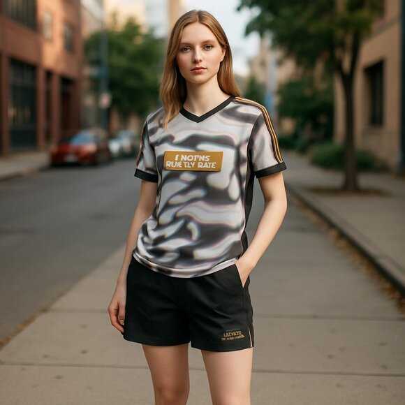 NWT Women's Adidas Tiro Pride All Over Print Jersey IW3959 - Picture 1 of 9